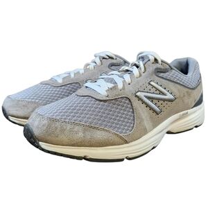 New Balance 411v2 Walking Shoes Men's Size 11 4E Wide Eur 45 Gray Leather Mesh